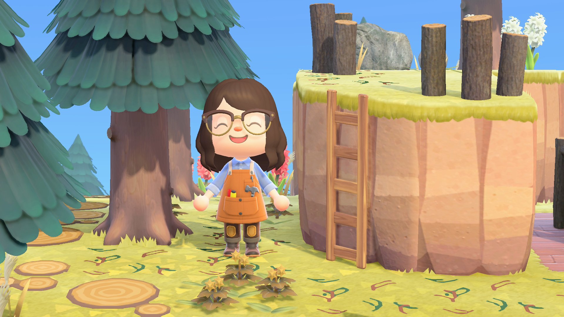 Animal Crossing New Horizons How To Make Permanent Ladders SuperParent